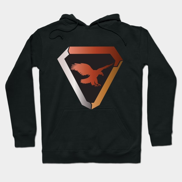 Eagle shield Hoodie by mypointink